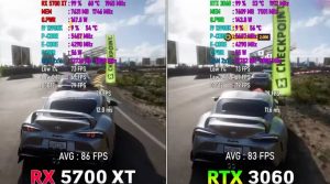 fps w Forza Horizon 5 grafik rx 5700 xt i rtx 3060