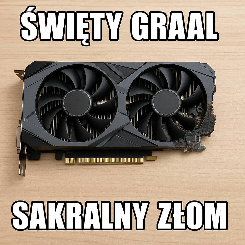 Gdy Twoja karta graficzna krzyczy "Game Over!" 7 karta graficzna - mem