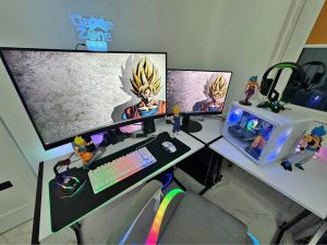 Mocny komputer gamingowy Ryzen 5 16gb ram RX ssd+1,5Tb Zestaw 